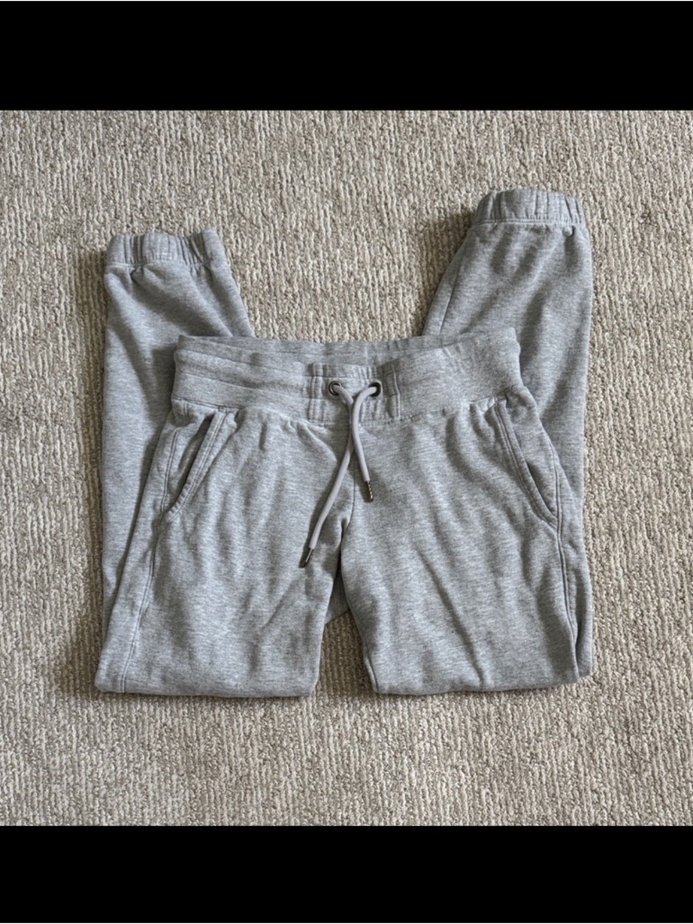 American Giant Heavy Weight Grey Sweat Pant Jogger Cotton Unisex Lounge